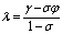 Equation 12: This equation demonstrates that the slope of the labour augmenting technical change term defined in equation 10, when estimated via the error correction model described by equation 11, is equal to the growth rate of actual labour productivity (that is, output per worker) less the elasticity of substitution between capital and labour multiplied by the growth rate of the producer real wage, which is then divided by one minus the elasticity of substitution between capital and labour. When the elasticity of substitution is less than one (which is the case for Australian data) the estimated slope coefficient will exceed the growth rate of labour productivity and the producer real wage which is at odds with the underlying economic theory.