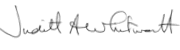 Judith Whitworth signature